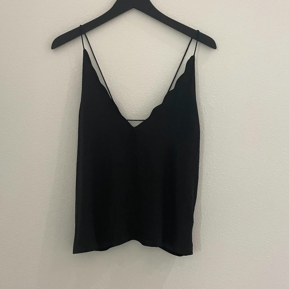 Black Flowy Tank Top